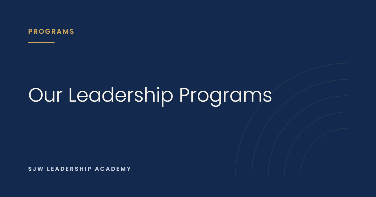 Our Leadership Programs: What We Teach, and What We Refuse to Sell
